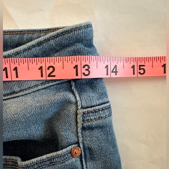 PAIGE Vintage Denim, Cindy Straight Leg Destroyed Hem Jean, Mel Wash, Size 26 - Picture 8 of 11